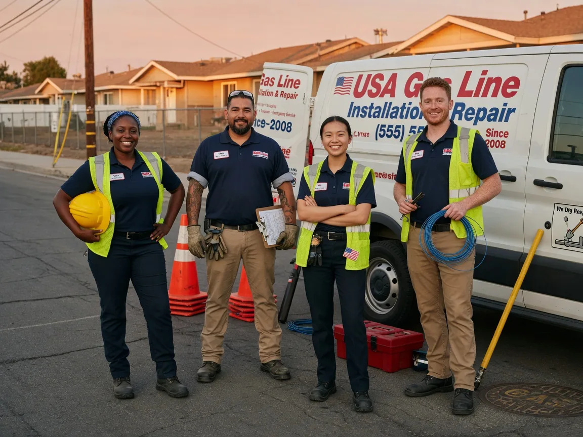 Gas Line Installation company in Sanger, CA